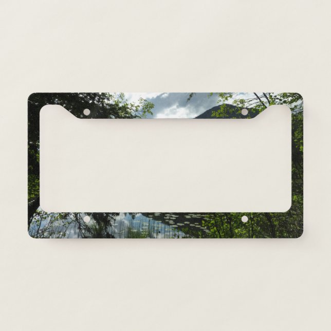 Johns Lake I at Glacier National Park License Plate Frame (Front)