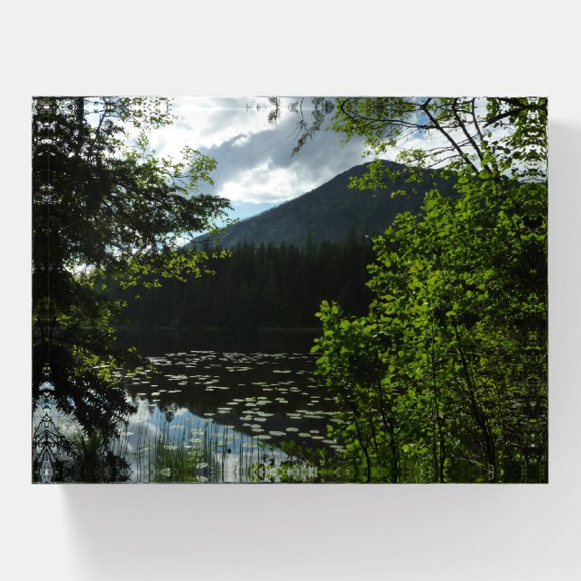 Johns Lake I at Glacier National Park Paperweight (Front)