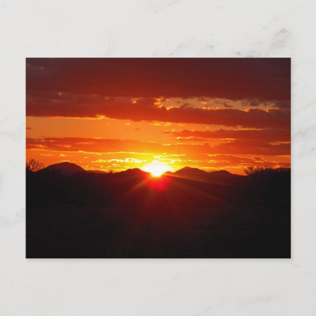 John's Sunset As I Cleaned Garage- Postcard (Front)