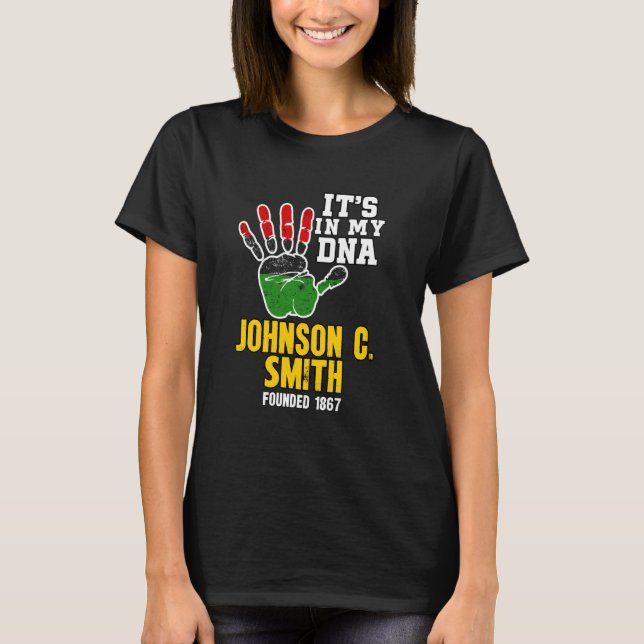 Johnson C. Smith, JCSU, Souvenir HBC Design T-Shirt (Front)