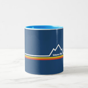 Johnson City Tennessee Two-Tone Coffee Mug