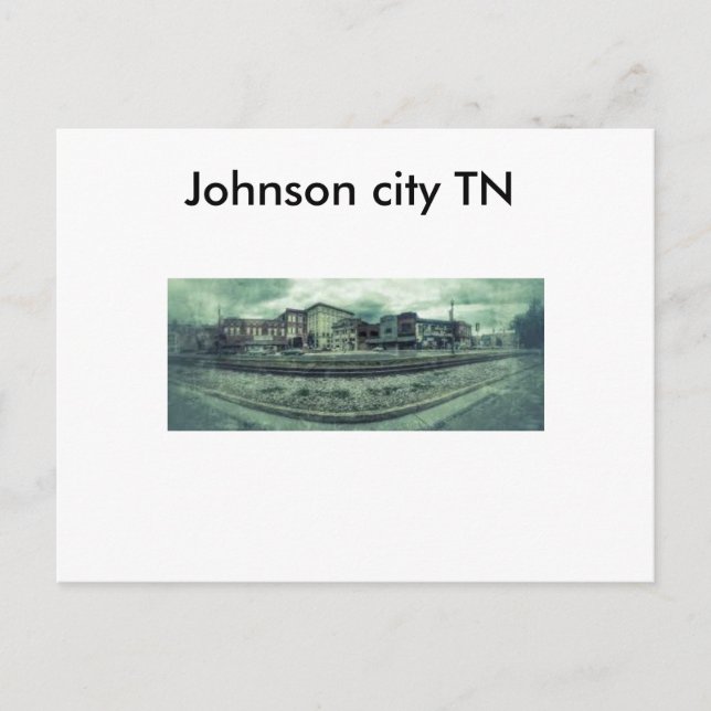 Johnson city TN post card (Front)