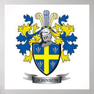 Johnson Coat of Arms Poster