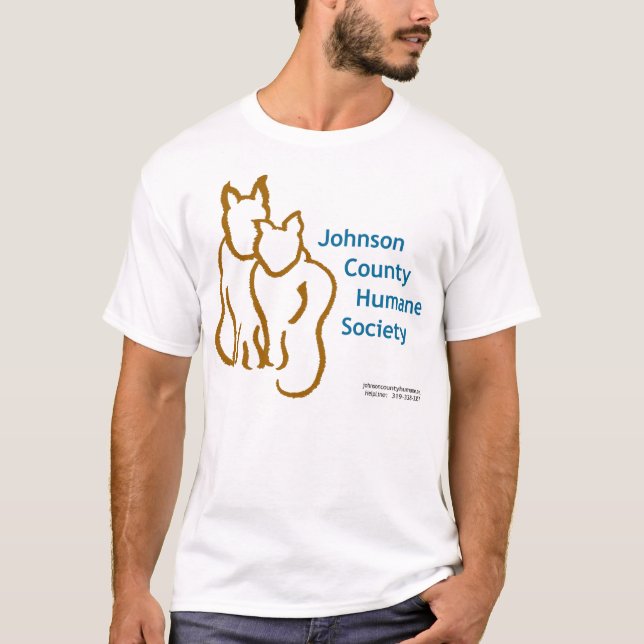 Johnson County Humane Society Logo T-shirt (Front)