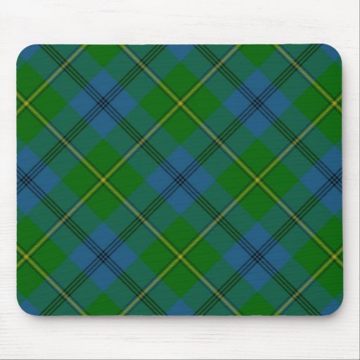 Johnson Family \ Clan Tartan Plaid Mouse Pad | Zazzle