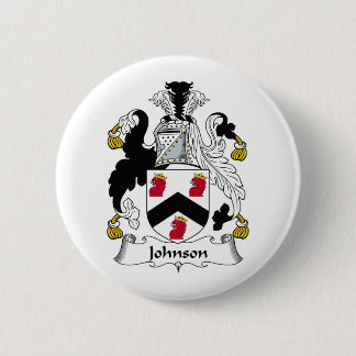 Johnson Family Crest Button