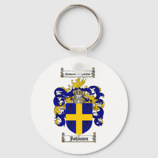 JOHNSON FAMILY CREST -  JOHNSON COAT OF ARMS KEYCHAIN