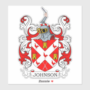 Johnson Family Crest Sticker