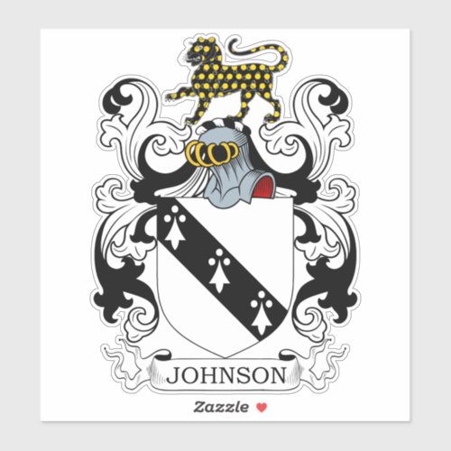 Johnson Family Crest Sticker