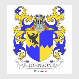 Johnson Family Crest Sticker