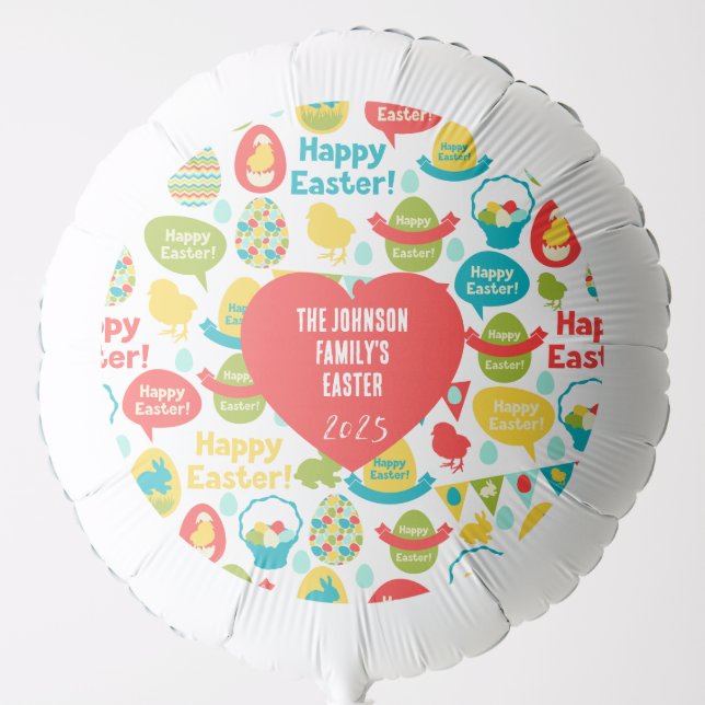 Johnson familys easter 2025 balloon (Front)