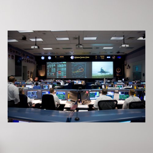 Johnson Mission Control Center Poster