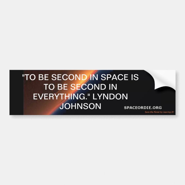 Johnson Quote Bumper Sticker (Front)