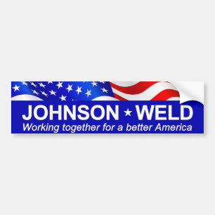 Johnson Weld Working Together Bumper Sticker
