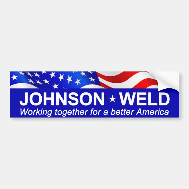 Johnson Weld Working Together Bumper Sticker (Front)