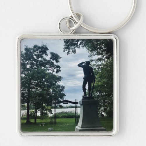 Johnsons Island Monument Photography  Keychain