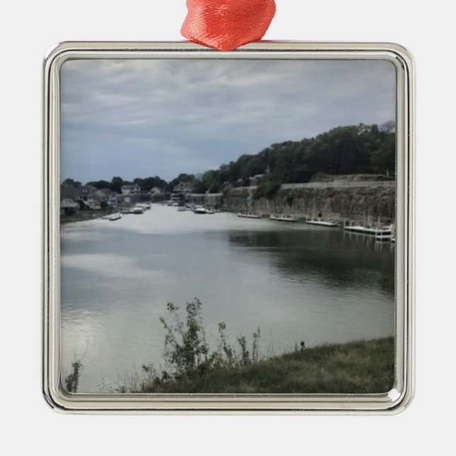 Johnson's Island Quarry, Ohio  Metal Ornament (Front)