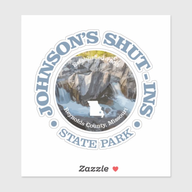 Johnsons Shut-Ins SP Sticker (Sheet)