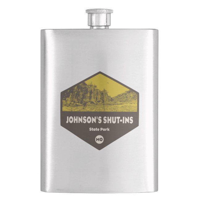 Johnson's Shut-Ins State Park Missouri Flask (Front)