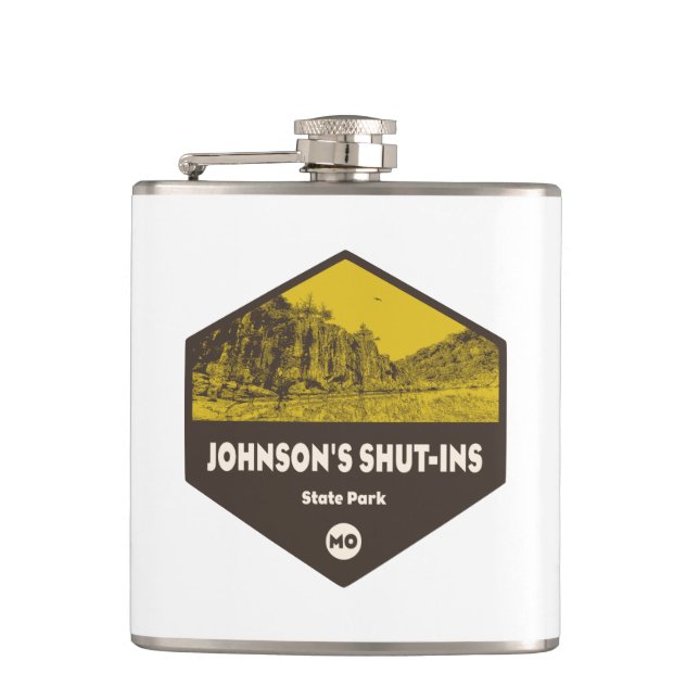 Johnson's Shut-Ins State Park Missouri Flask (Front)