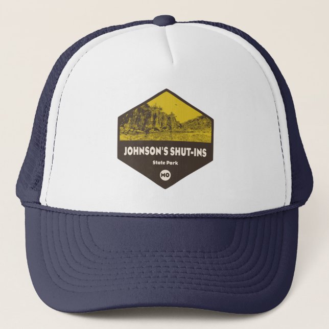 Johnson's Shut-Ins State Park Missouri Trucker Hat (Front)