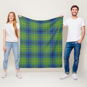 Johnston Ancient Plaid Fleece Blanket