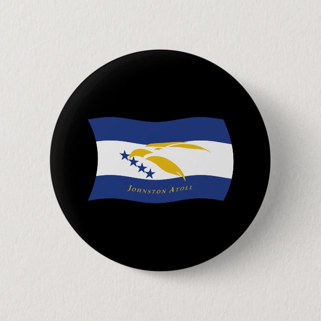 Johnston Atoll Flag Button (Front)