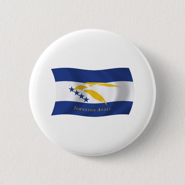 Johnston Atoll Flag Button (Front)