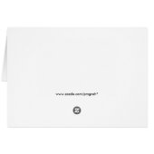 Johnston Canyon Waterfall Cards (Back Horizontal)