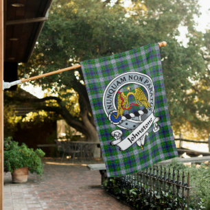 Johnston Dress Clan Badge Tartan Flag Scottish