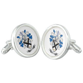 Johnston Family Crest Coat of Arms Cufflinks