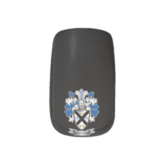 Johnston Family Crest Coat of Arms Minx Nail Wraps