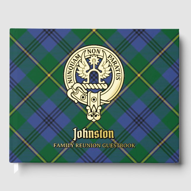 Johnston Family Reunion Foil Guest Book (Front)