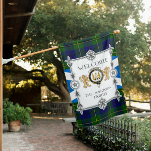 Johnston Modern Tartan Garden Flag - Tartan Flag C