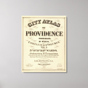 Johnston Rhode Island Very early Hopkins city Canvas Print