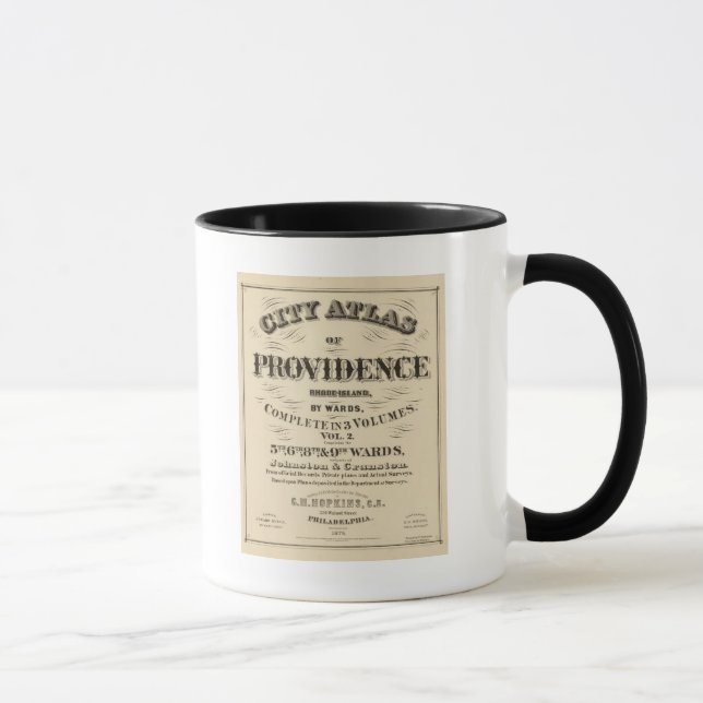 Johnston Rhode Island Very early Hopkins city Mug (Right)