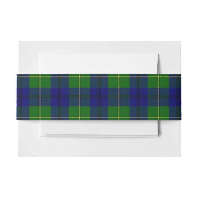 Johnston Scottish Tartan Belly Band (Front Example)