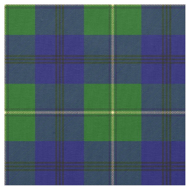 Johnston Tartan Print Fabric (Close Up)