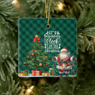 Johnstone Ancient Original Scottish Tartan Ceramic Ornament