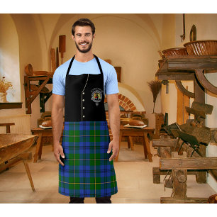 Johnstone Clan Badge & Tartan Kilt Apron