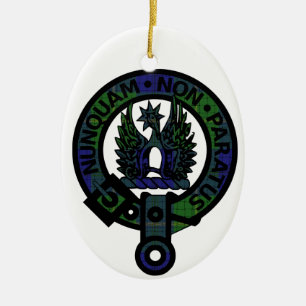 Johnstone Clan Crest Ceramic Ornament