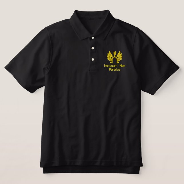 Johnstone Clan Crest Embroidered Shirt (Design Front)
