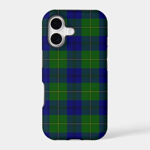 Johnstone tartan blue green plaid iPhone 17 case