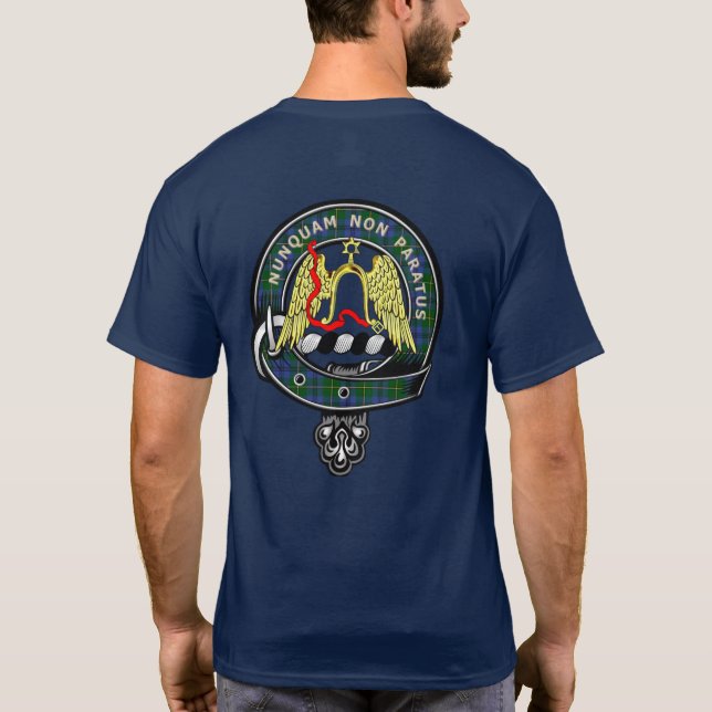 Johnstone Tartan Clan Badge T-Shirt (Back)