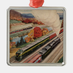 Johnstown, Pennsylvania (Commerce Trains) Metal Ornament