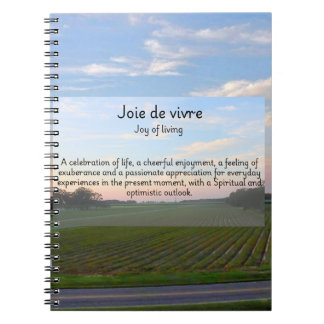Joie de vivre notebook