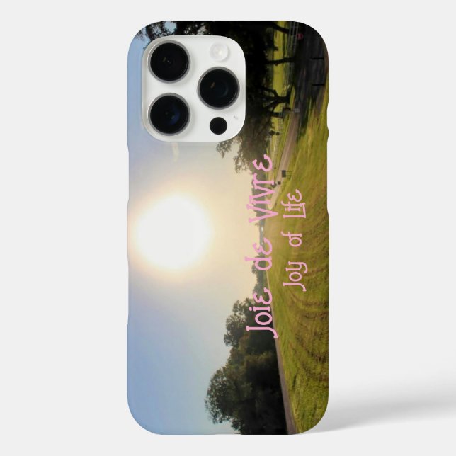 Joie de Vivre Phone Case – Pink Edition (Back)