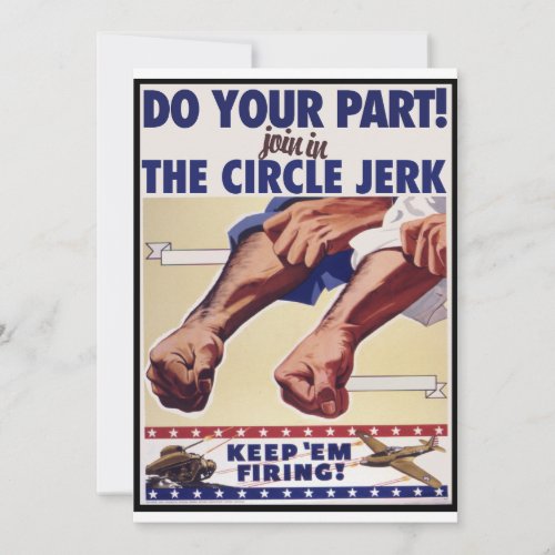 Join in the Internet Circle Jerk Invitation
