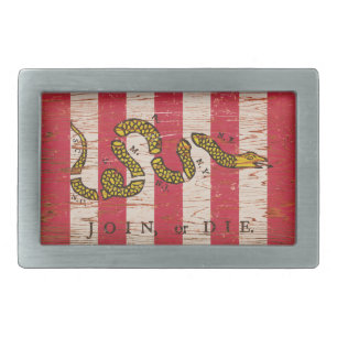 Join or Die Ben Franklin Snake Belt Buckle