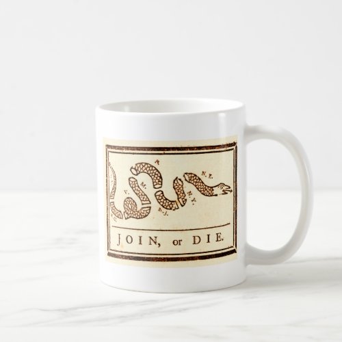 Join or Die Coffee Mug